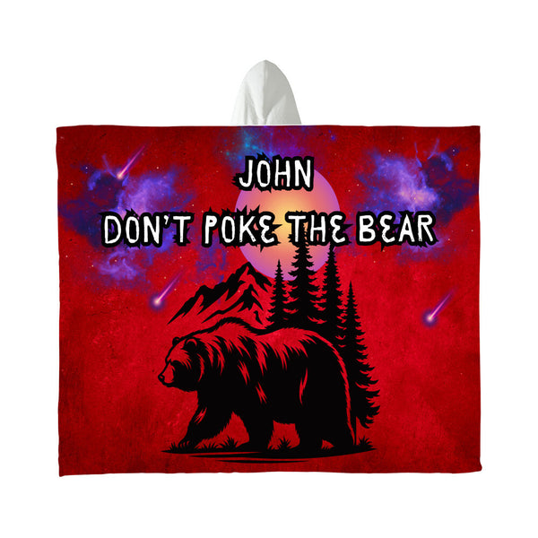 Hooded Sherpa Fleece Blanket