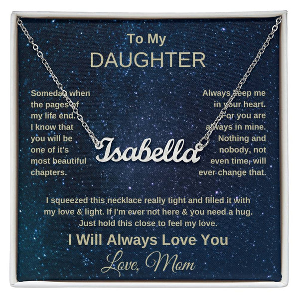 Custom Name Necklace (With MC)