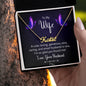 Montana-Inspired Wife Necklace with Custom Name & Loving Message Card