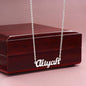 Montana-Inspired Wife Necklace with Custom Name & Loving Message Card
