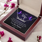 Montana-Inspired Wife Necklace with Custom Name & Loving Message Card