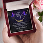 Montana-Inspired Wife Necklace with Custom Name & Loving Message Card