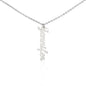 montana name neclace down
