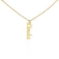 montana name neclace down