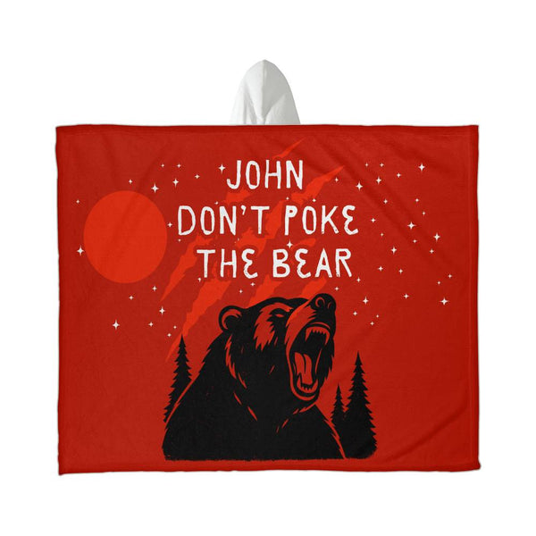 Hooded Sherpa Fleece Blanket