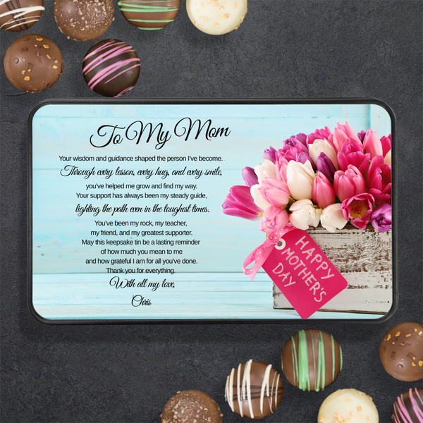 Keepsake Tin of 12 Handmade Chocolates