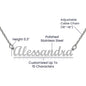 Montana-Inspired Wife Necklace with Custom Name & Loving Message Card