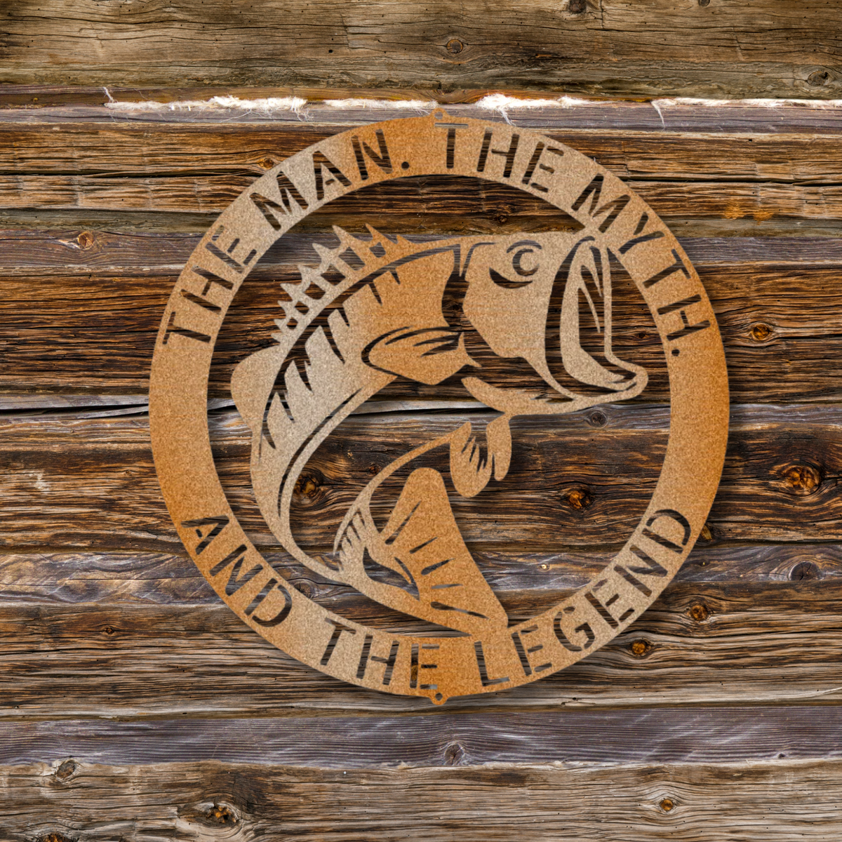 Bass Monogram - Steel Sign