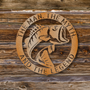 Bass Monogram - Steel Sign