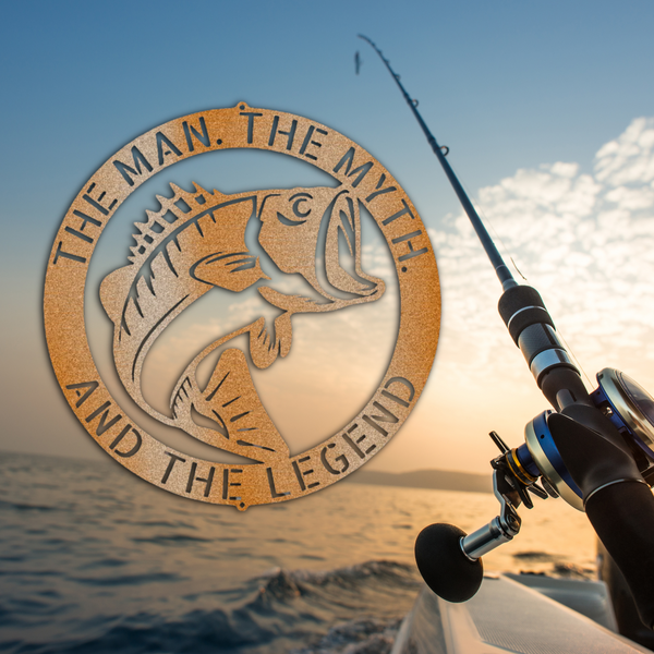 Bass Monogram - Steel Sign