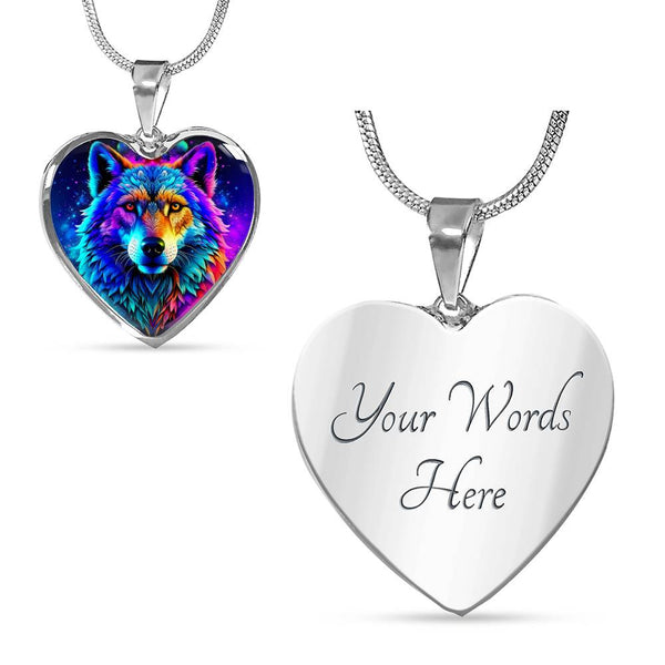 Heart Necklace with Engraving