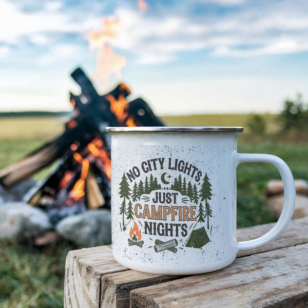 12oz Enamel Camping Mug