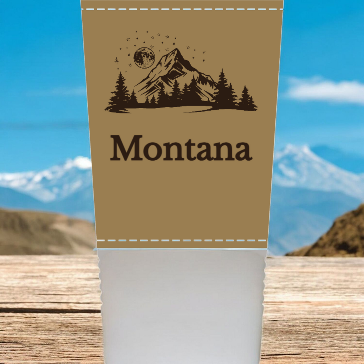 montana camping tumbler