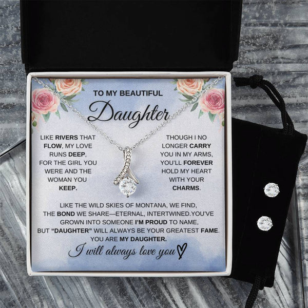 alluring beauty with earrings daughter