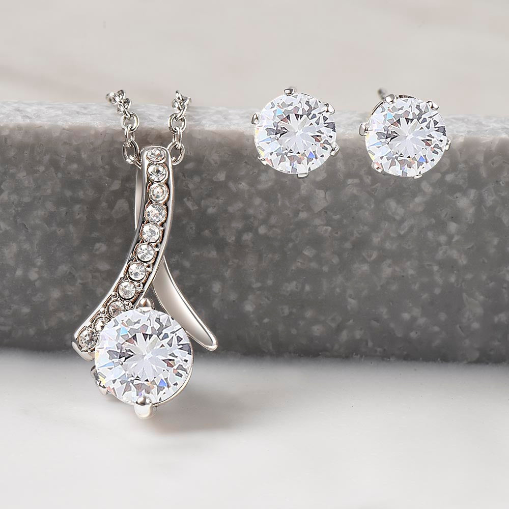 alluring beauty with earrings daughter