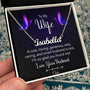 Montana-Inspired Wife Necklace with Custom Name & Loving Message Card