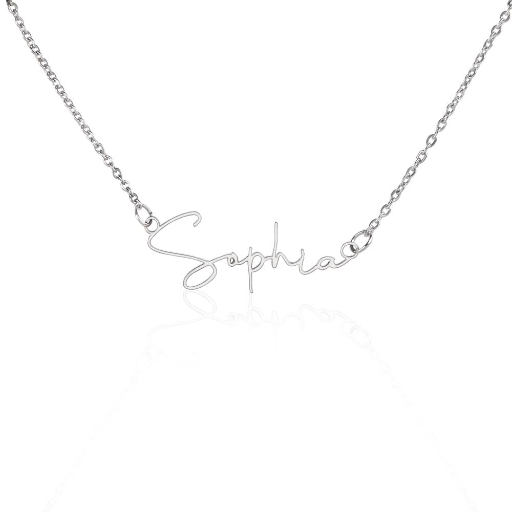 Montana name necklace