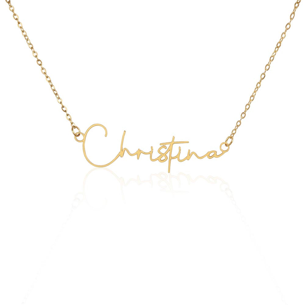 Montana name necklace