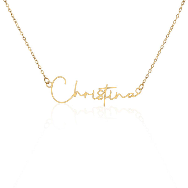 Montana name necklace