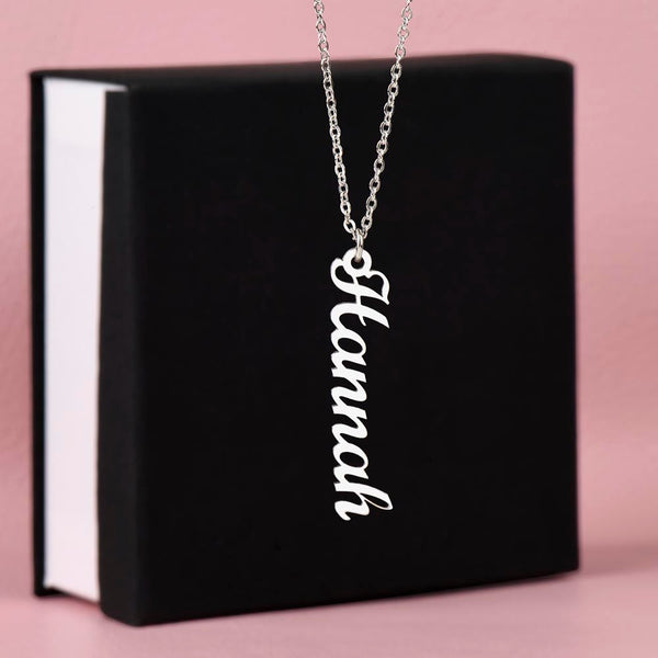 montana name neclace down