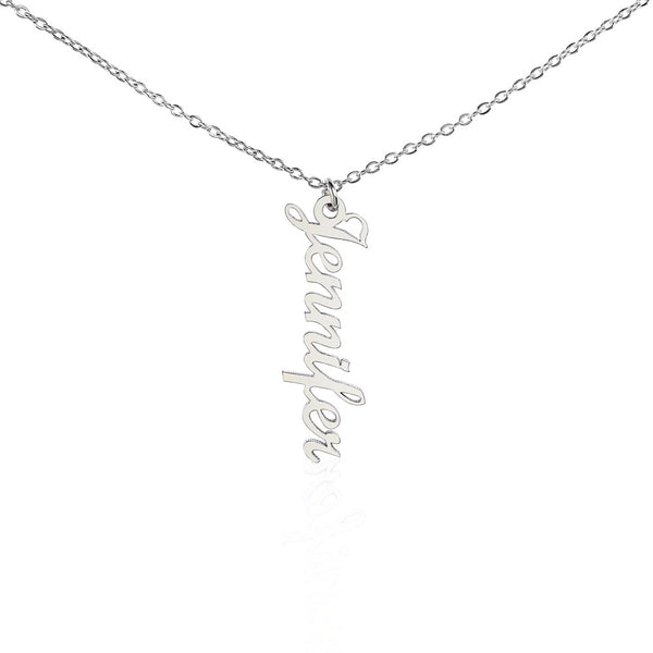 montana name neclace down