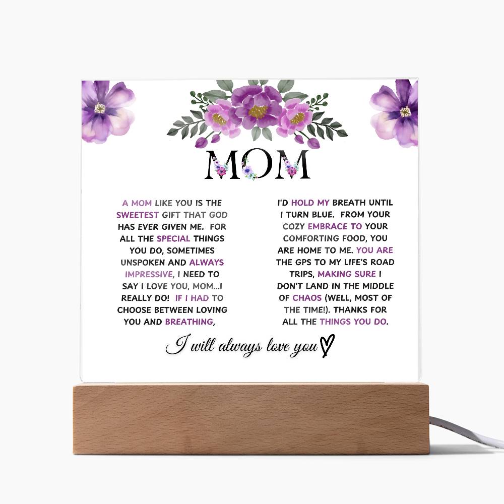 mom acrylic