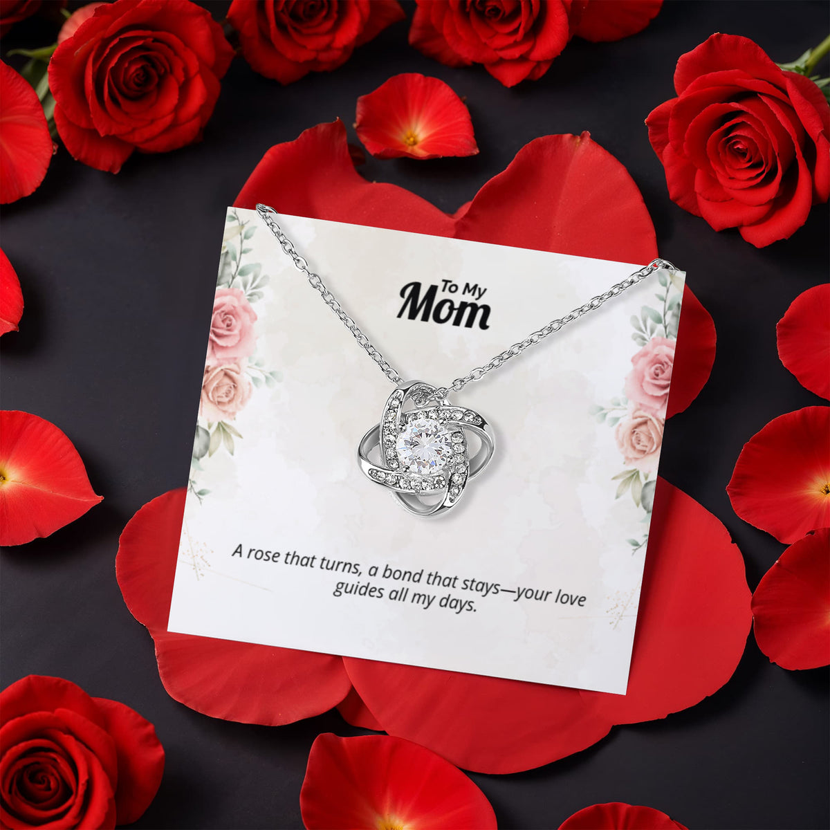 Your Love Guides Me | Rotating Rose Gift for Mom