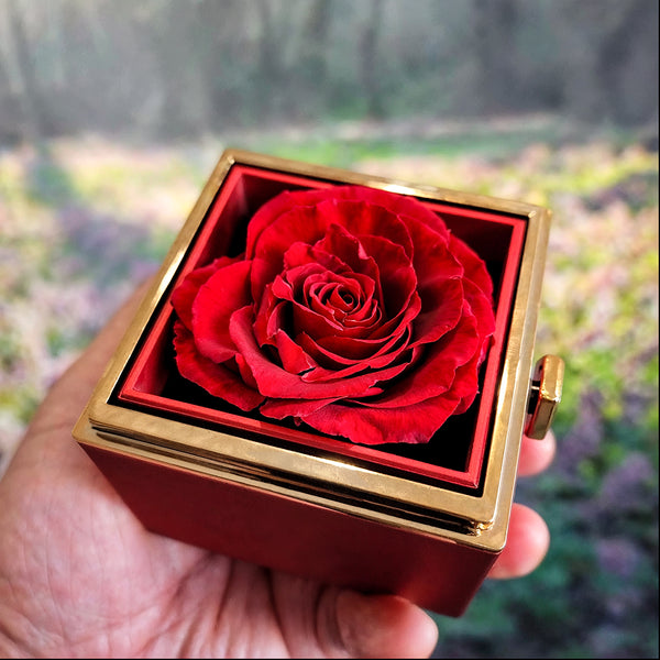 Your Love Guides Me | Rotating Rose Gift for Mom