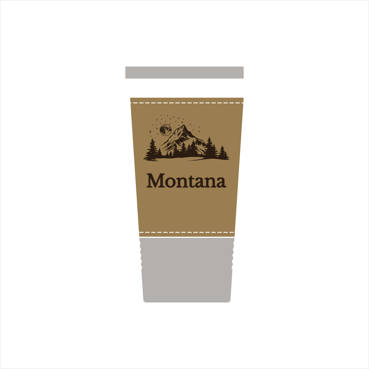montana camping tumbler